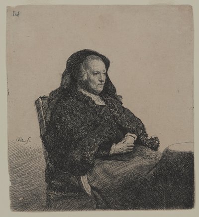 La Mère de Rembrandt, c.1631 - Rembrandt van Rijn